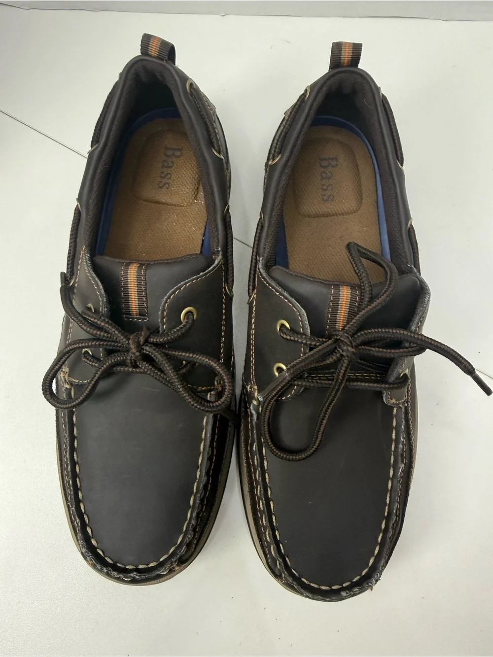 Men's Brown Leather Boat Shoes - Lace-Up Casual Comfort
